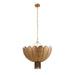 Arteriors - DMI21 - Three Light Chandelier - Inaya - Antique Brass