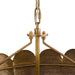 Arteriors - DMI21 - Three Light Chandelier - Inaya - Antique Brass