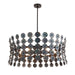 Arteriors - DMI22 - Six Light Chandelier - Imperia - Burnt Iron