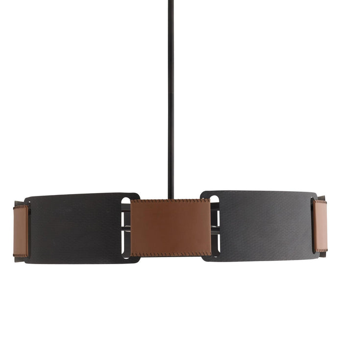 Arteriors - DMI23 - Five Light Chandelier - Ivan - Brown