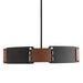 Arteriors - DMI23 - Five Light Chandelier - Ivan - Brown