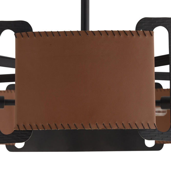 Arteriors - DMI23 - Five Light Chandelier - Ivan - Brown