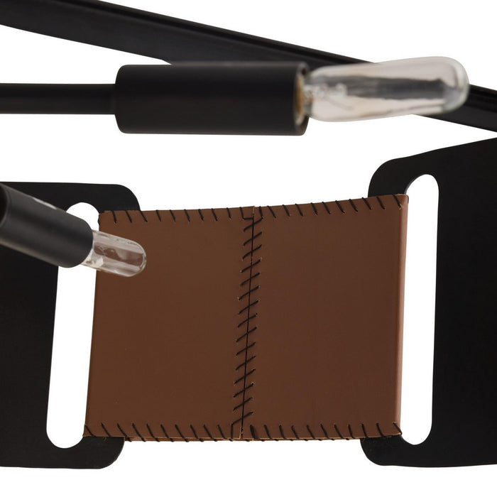 Arteriors - DMI23 - Five Light Chandelier - Ivan - Brown