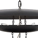 Arteriors - DMI25 - Six Light Chandelier - Florko - Blackened Iron