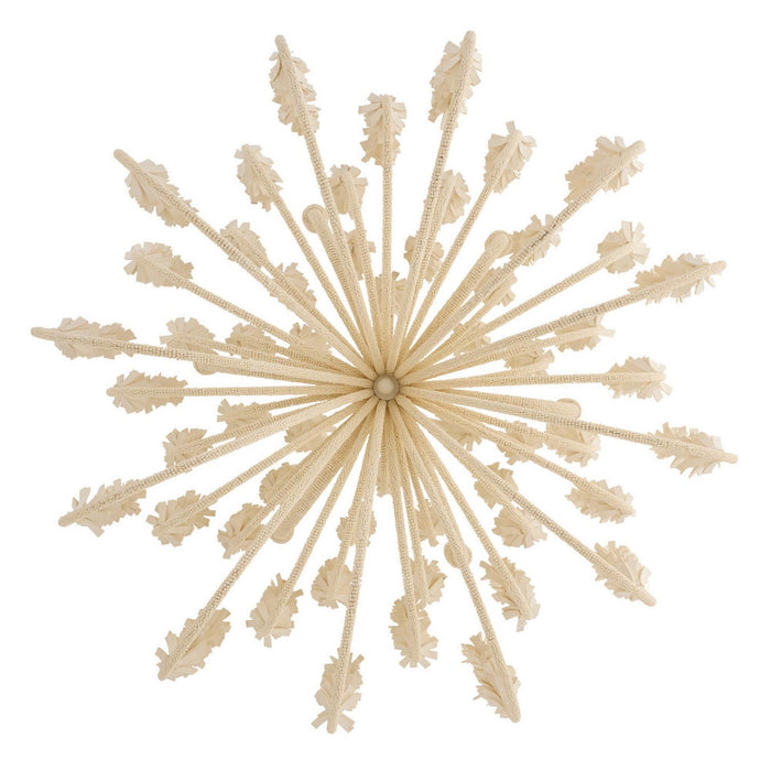 Arteriors - DMS20 - Six Light Chandelier - Kaia - Ivory