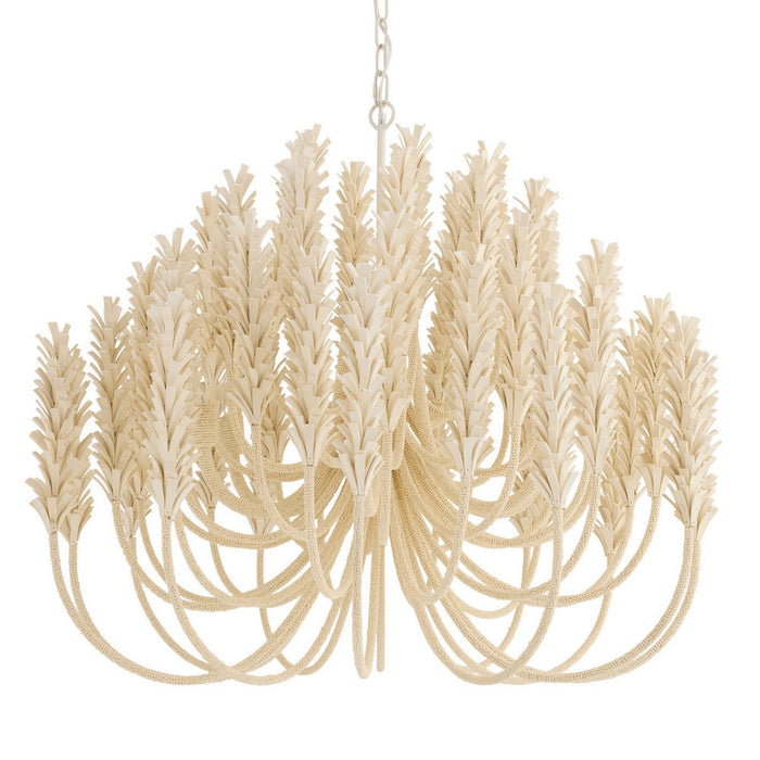 Arteriors - DMS20 - Six Light Chandelier - Kaia - Ivory