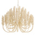 Arteriors - DMS20 - Six Light Chandelier - Kaia - Ivory