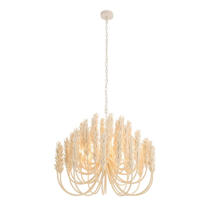 Arteriors - DMS20 - Six Light Chandelier - Kaia - Ivory