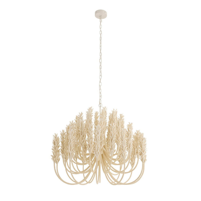 Arteriors - DMS20 - Six Light Chandelier - Kaia - Ivory