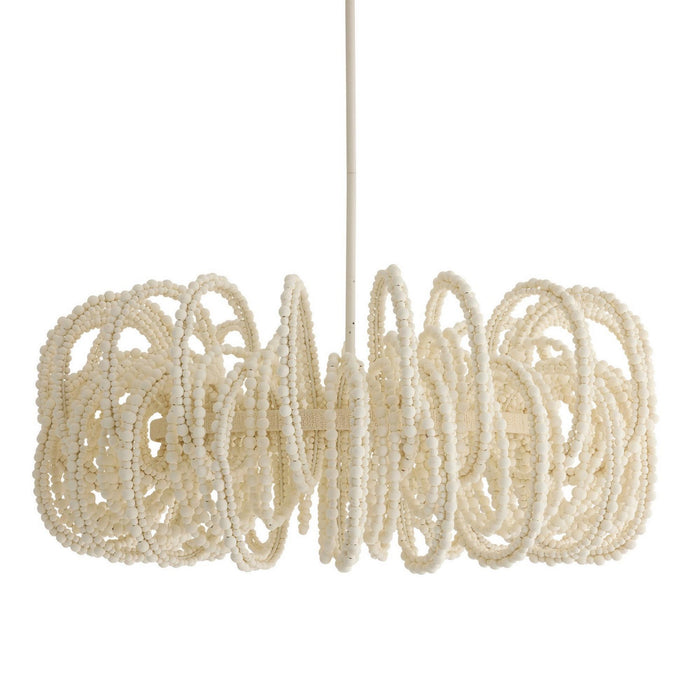 Arteriors - DMS21 - Six Light Chandelier - Keely - White