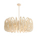 Arteriors - DMS21 - Six Light Chandelier - Keely - White