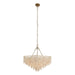 Arteriors - DMS22 - Six Light Chandelier - Josephine - Natural