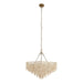 Arteriors - DMS22 - Six Light Chandelier - Josephine - Natural