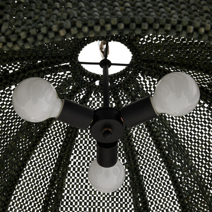 Arteriors - DMS23 - Three Light Pendant - Kamari - Eucalyptus Stain