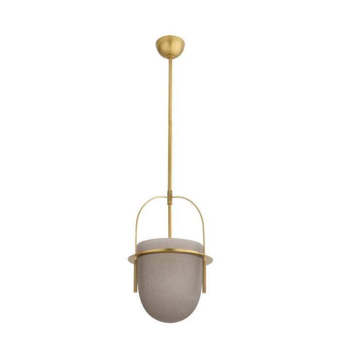 Arteriors - DPC19 - One Light Pendant - Kathleen - Frosted Smoke