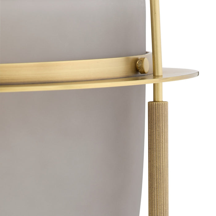 Arteriors - DPC19 - One Light Pendant - Kathleen - Frosted Smoke