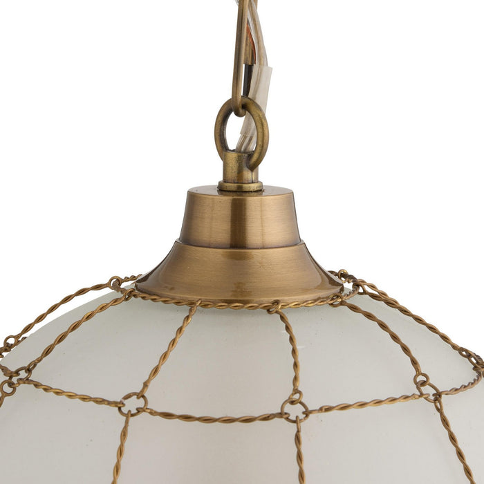 Arteriors - DPI14 - One Light Pendant - Jordan - Frosted