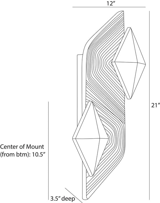 Arteriors - DWC63 - LED Wall Sconce - Jenner - Ivory