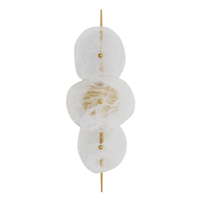 Arteriors - DWC64 - Two Light Wall Sconce - Kylie - White Glaze