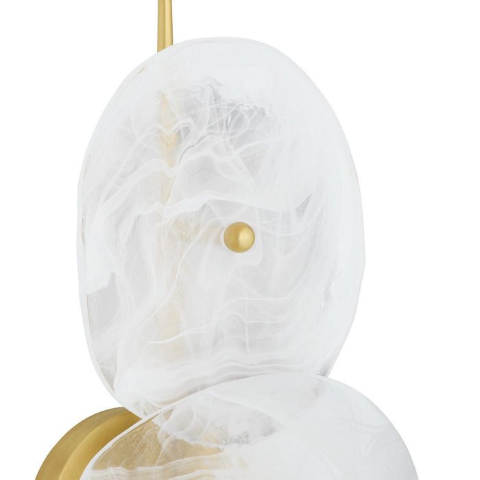 Arteriors - DWC64 - Two Light Wall Sconce - Kylie - White Glaze