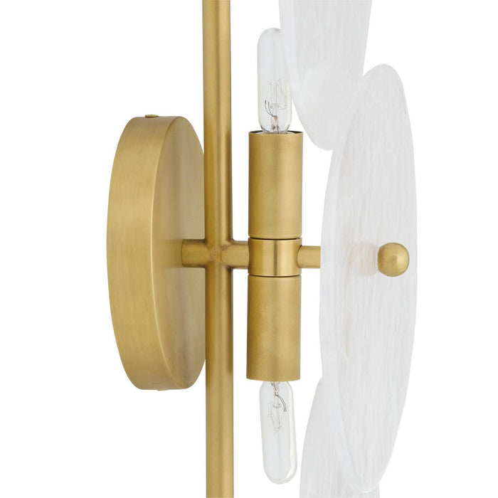 Arteriors - DWC64 - Two Light Wall Sconce - Kylie - White Glaze