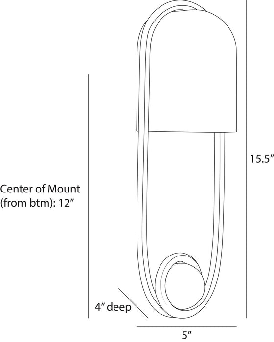 Arteriors - DWC68 - One Light Wall Sconce - Ilma - English Bronze