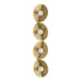 Arteriors - DWC69 - Four Light Wall Sconce - Itzia - Antique Brass