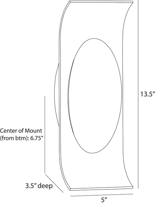 Arteriors - DWC78 - LED Wall Sconce - Jeter - Brandy