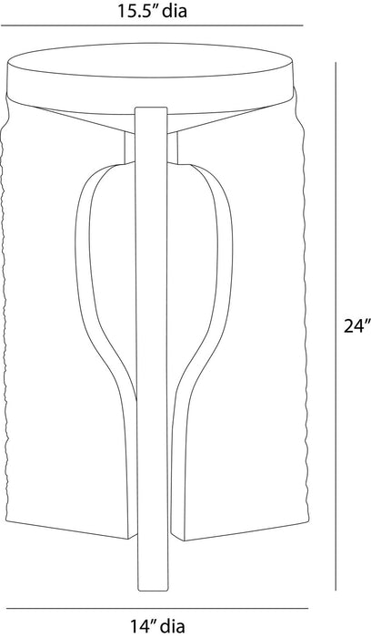 Arteriors - FAI22 - Accent Table - Knight - Ebony