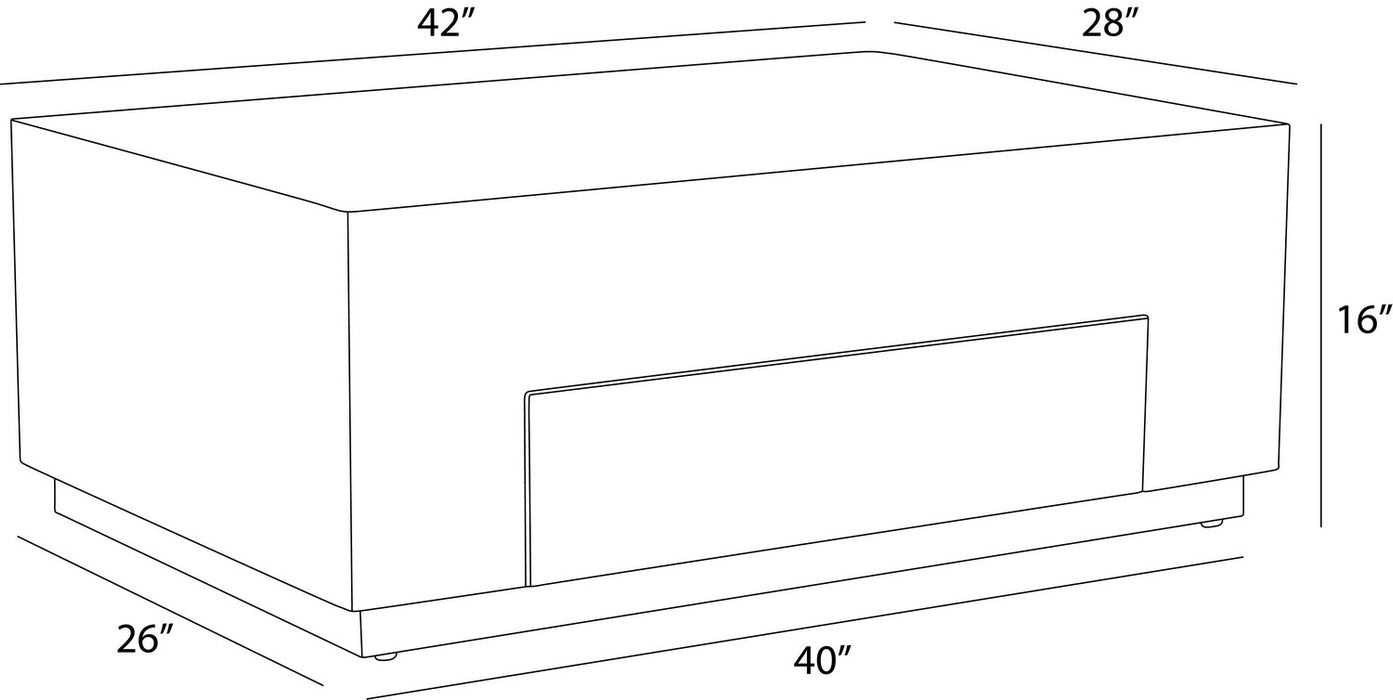 Arteriors - FCS19 - Cocktail Table - Justice - Oyster
