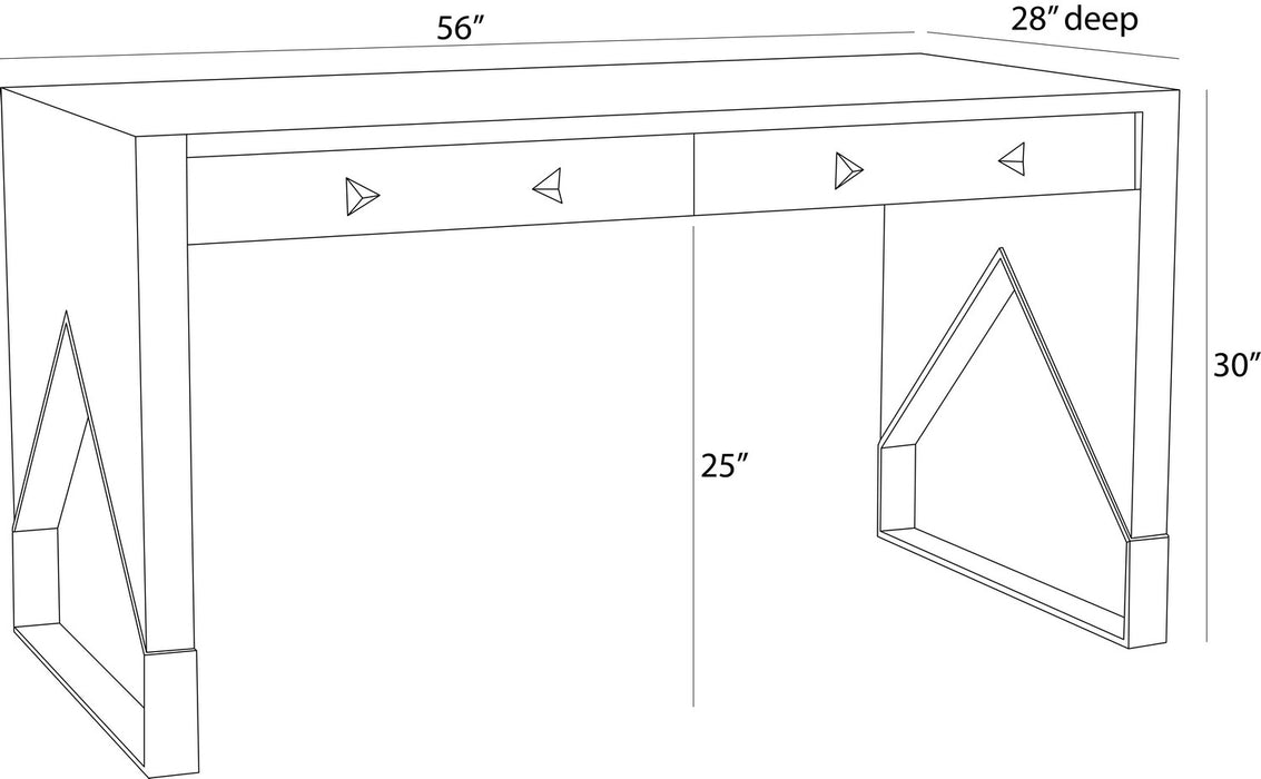 Arteriors - FKS07 - Desk - Jupiter - Truffle Burl