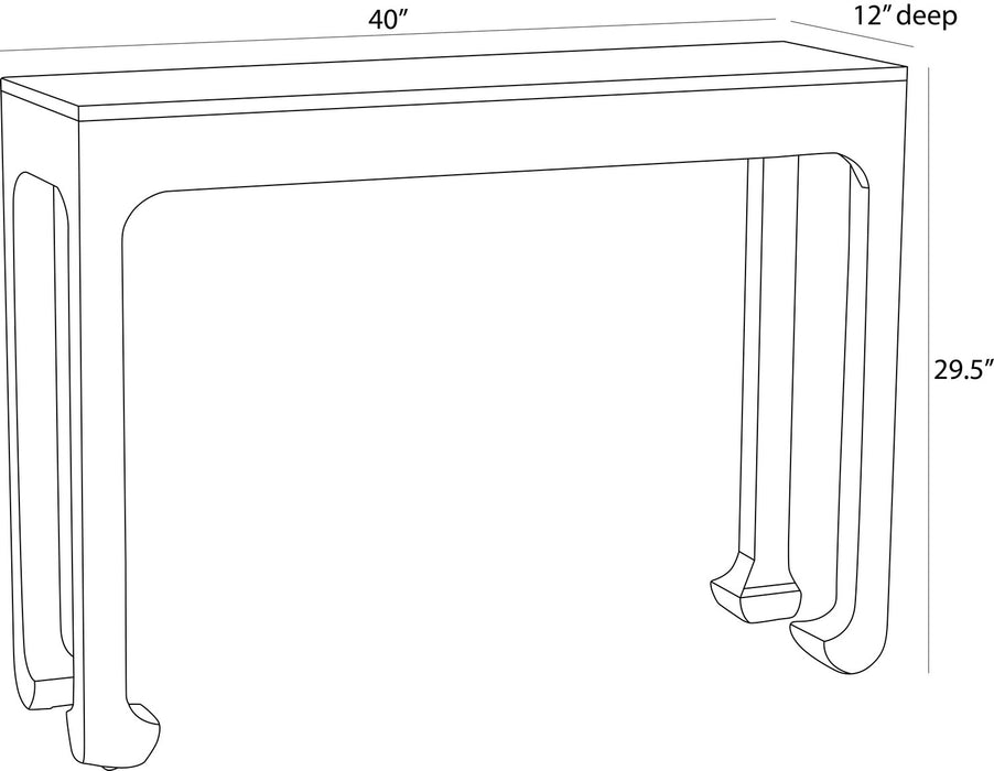 Arteriors - FLI14 - Console - Ichigo - Ebony