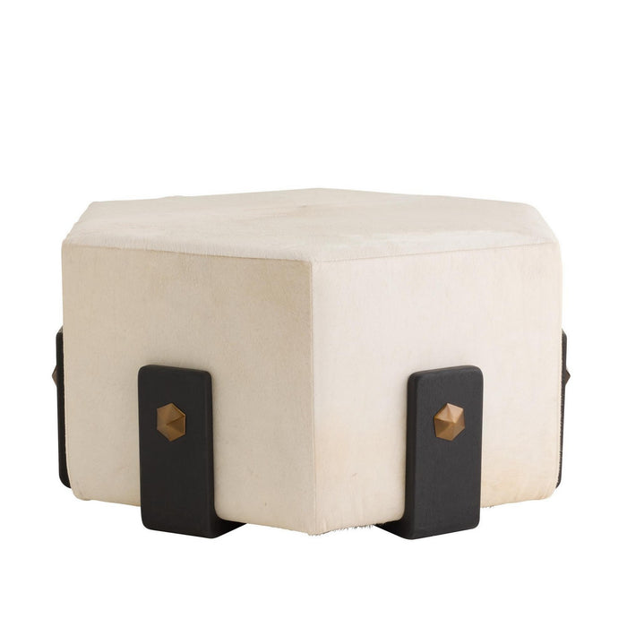 Arteriors - FOI13 - Ottoman - Ivonne - White