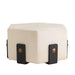 Arteriors - FOI13 - Ottoman - Ivonne - White