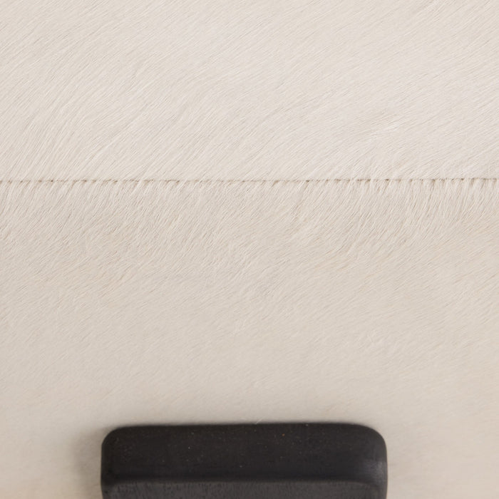 Arteriors - FOI13 - Ottoman - Ivonne - White