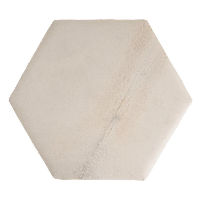 Arteriors - FOI13 - Ottoman - Ivonne - White