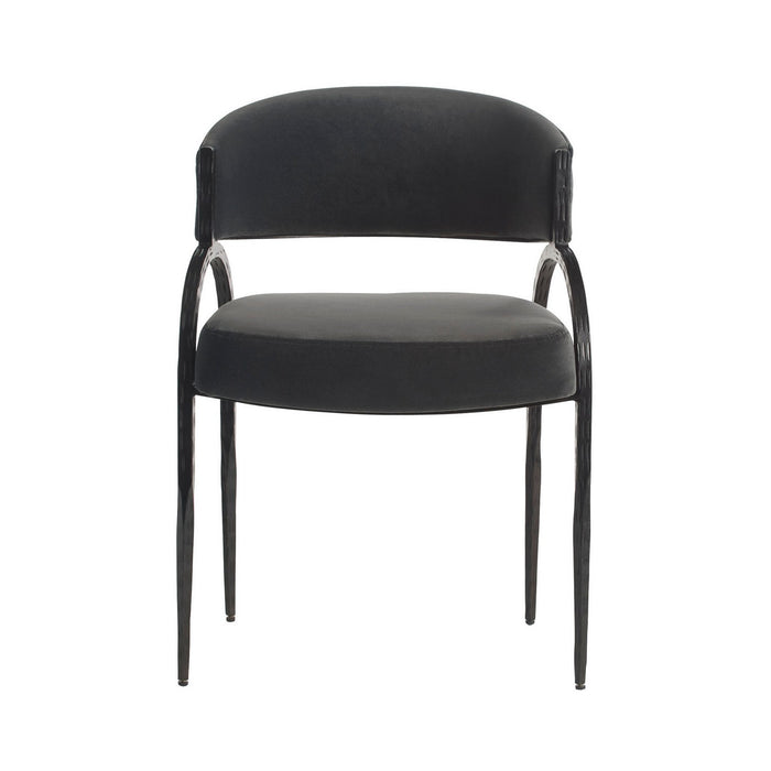 Arteriors - FRI28 - Chair - Bahati - Midnight Grey