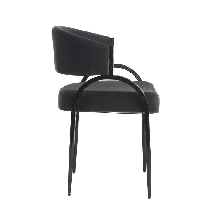Arteriors - FRI28 - Chair - Bahati - Midnight Grey