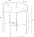 Arteriors - FSI16 - Bar Stool - Osbourne - Black