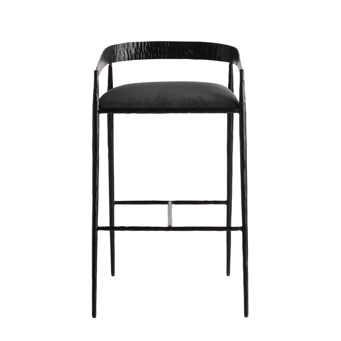 Arteriors - FSI22 - Bar Stool - Ansel - Midnight Grey
