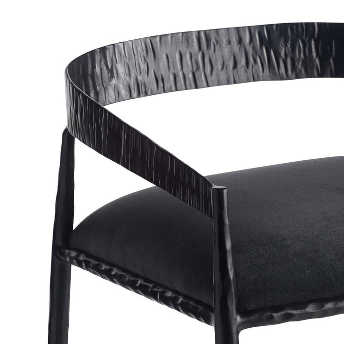 Arteriors - FSI22 - Bar Stool - Ansel - Midnight Grey