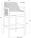 Arteriors - FSS12 - Outdoor Bar Stool - Chilton - Pearl