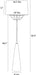 Arteriors - PFI17 - One Light Floor Lamp - Juneau - White
