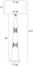 Arteriors - PFI19-754 - One Light Floor Lamp - Kash - Antiqued Aluminum