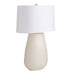 Arteriors - PTC62-943 - One Light Table Lamp - Deagan - Matte Stained Ivory Crackle