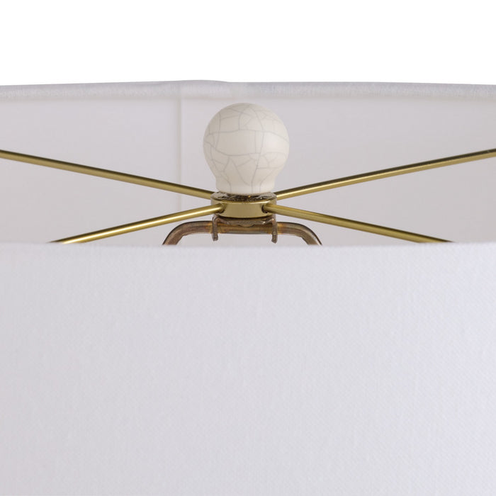 Arteriors - PTC62-943 - One Light Table Lamp - Deagan - Matte Stained Ivory Crackle