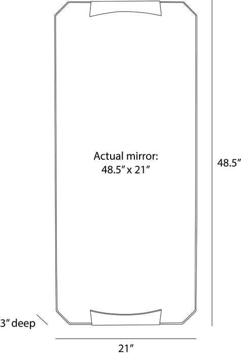 Arteriors - WMI83 - Mirror - Kris - Bronze