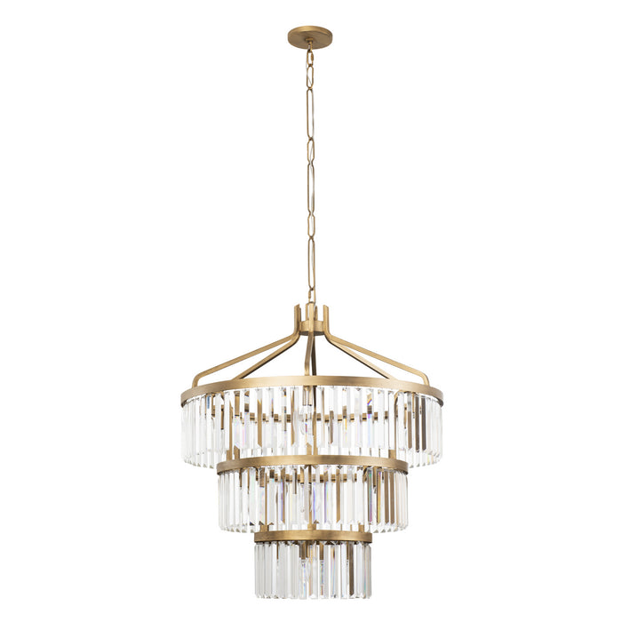 Varaluz - 297P15HG - 15 Light Pendant - Social Club - Havana Gold