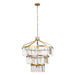Varaluz - 297P15HG - 15 Light Pendant - Social Club - Havana Gold