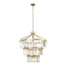 Varaluz - 297P15HG - 15 Light Pendant - Social Club - Havana Gold